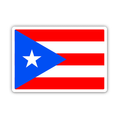 Puerto Rico Flag Sticker