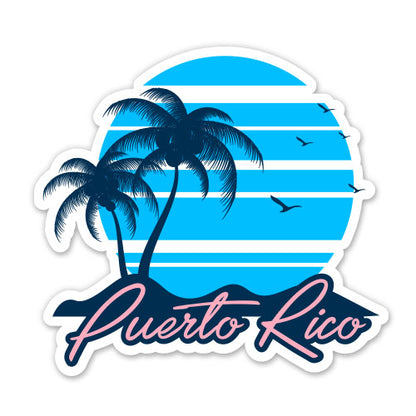 Puerto Rico Tropical Sticker