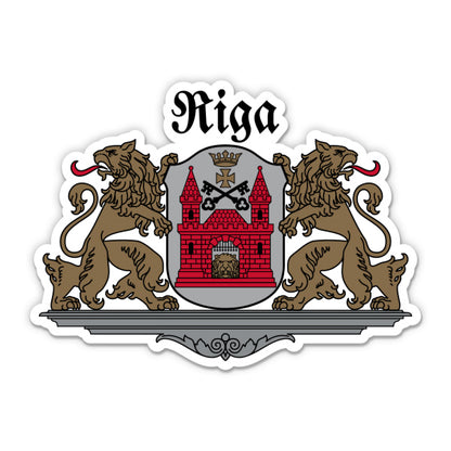 Riga Latvia Sticker