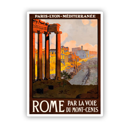Rome Italy Vintage Travel Sticker