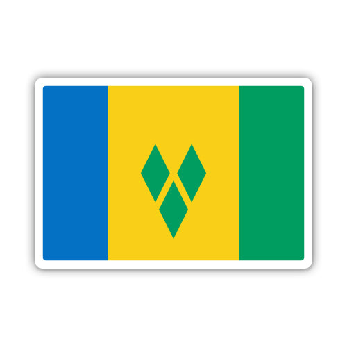 Saint Vincent and the Grenadines Flag Sticker