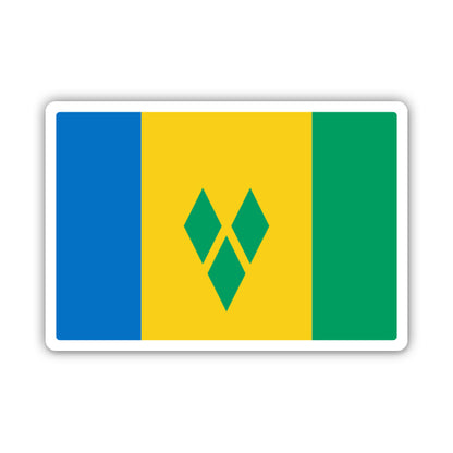 Saint Vincent and the Grenadines Flag Sticker