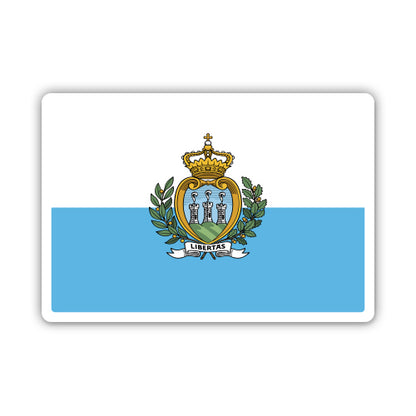 San Marino Flag Sticker
