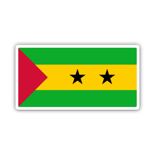 Sao Tome and Principe Flag Sticker