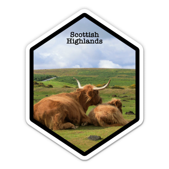 Scottish Highlands Sticker