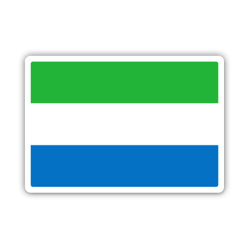 Sierra Leone Flag Sticker