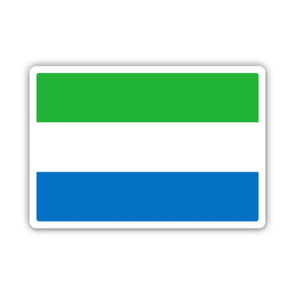 Sierra Leone Flag Sticker