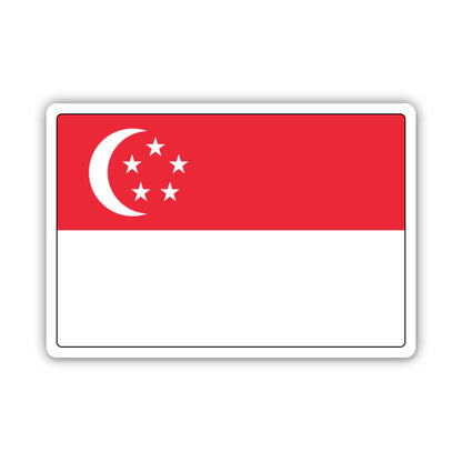 Singapore Flag Sticker
