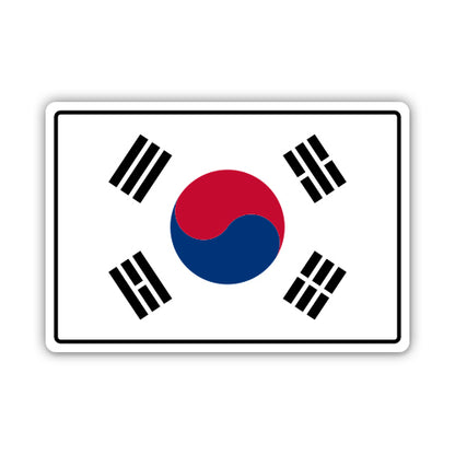South Korea Flag Sticker