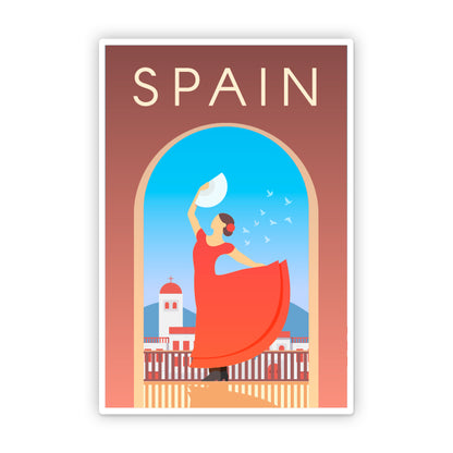 Spain Espana Travel Sticker