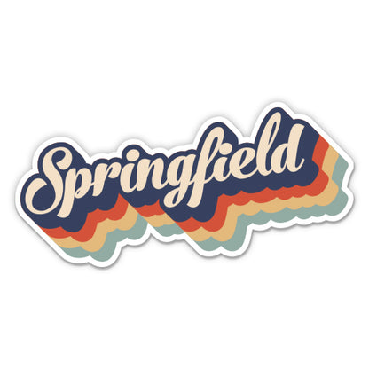 Springfield Retro Sticker