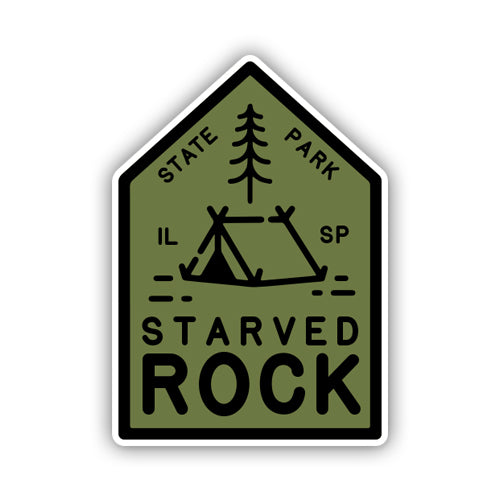 Starved Rock State Park Illinois Sticker
