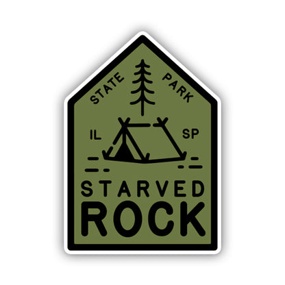 Starved Rock State Park Illinois Sticker