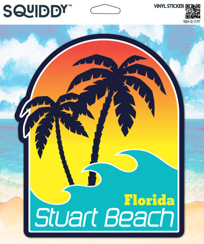 Stuart Beach Florida Sticker