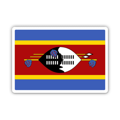Swaziland Flag Sticker