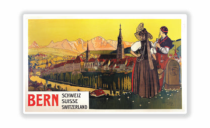 Switzerland Bern Vintage Travel Sticker