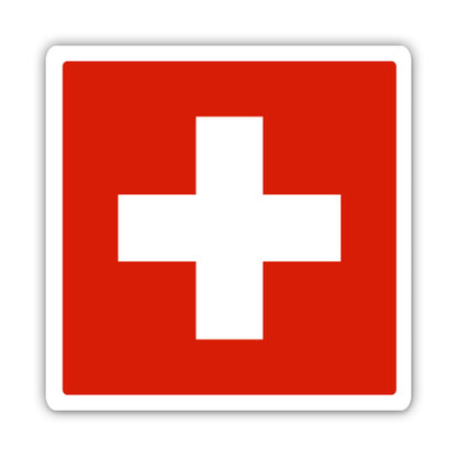 Switzerland Flag Sticker