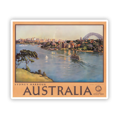 Sydney Australia Vintage Travel Sticker