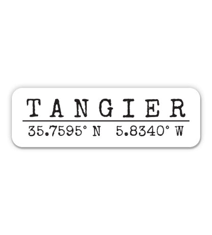 Tangier Morocco Sticker