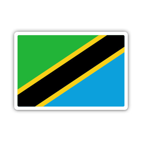 Tanzania Flag Sticker