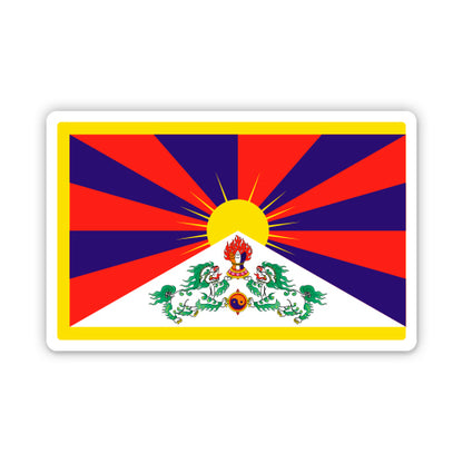 Tibet Flag  Sticker