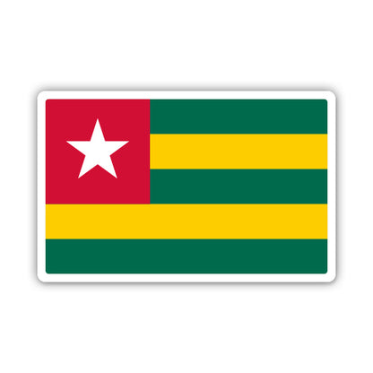 Togo Flag Sticker