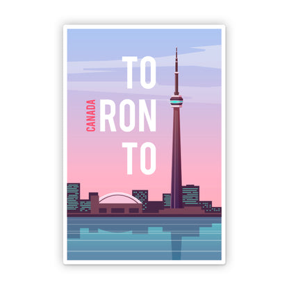 Toronto Canada Travel Sticker
