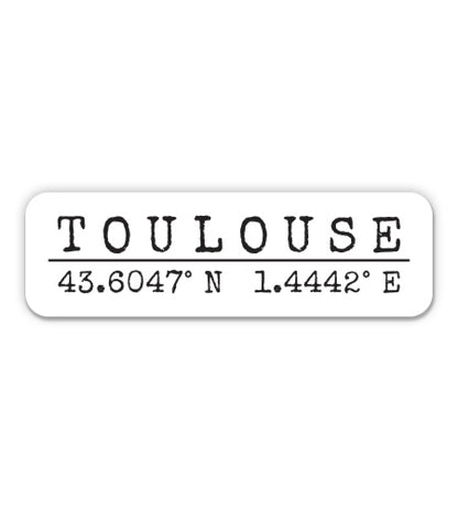 Toulouse France Sticker