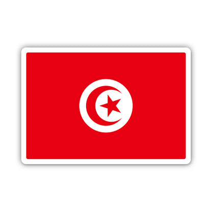 Tunisia Flag Sticker