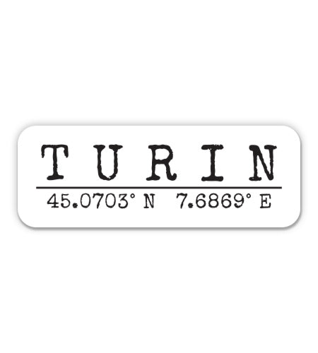 Turin Italy Sticker