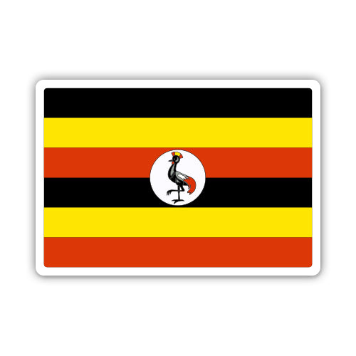 Uganda Flag Sticker