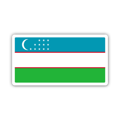 Uzbekistan Flag Sticker