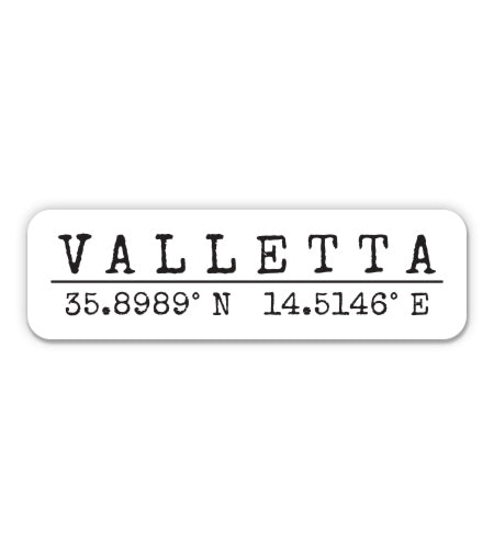 Valletta Malta Sticker
