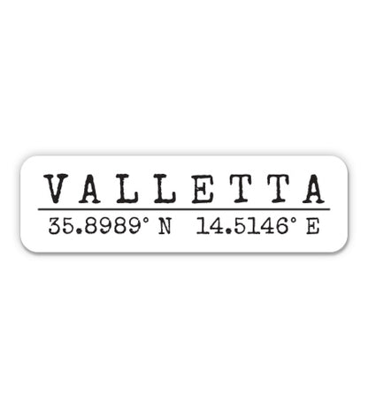 Valletta Malta Sticker