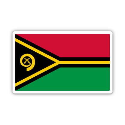 Vanuatu Flag Sticker