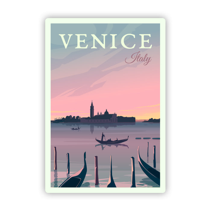 Venice Italy Travel Sticker