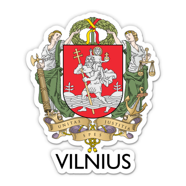 Vilnius Lithuania Sticker