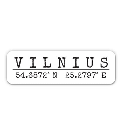 Vilnius Lithuania Sticker