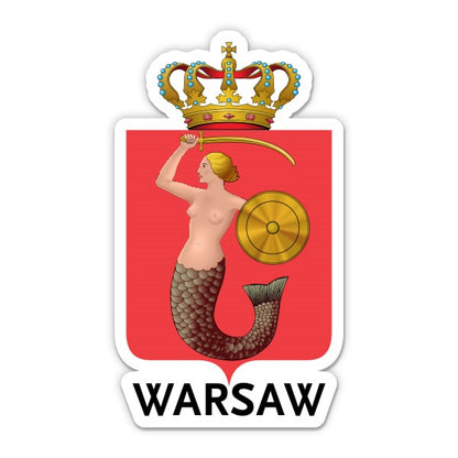Warsaw Poland Sticker