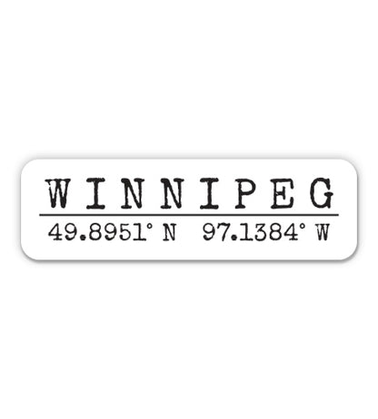 Winnipeg Canada Sticker