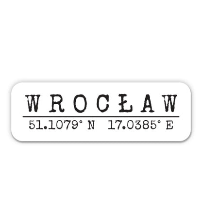 Wroclaw Poland Sticker