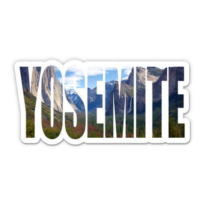 Yosemite National Park Sticker