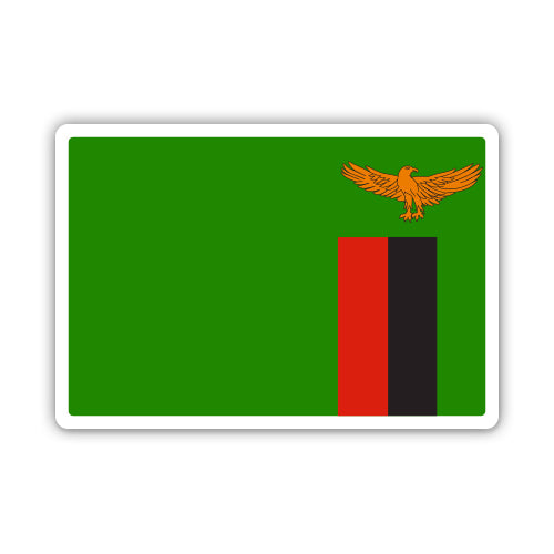 Zambia Flag Sticker
