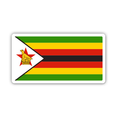 Zimbabwe Flag Sticker