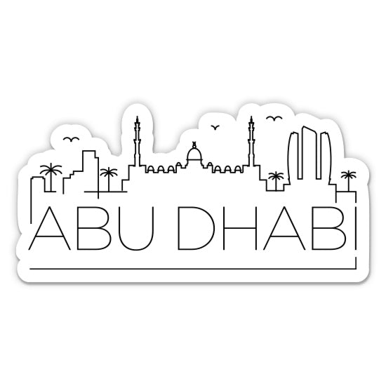 Abu Dhabi United Arab Emirates Sticker
