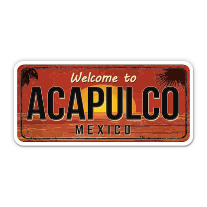 Welcome to Acapulco Mexico Sticker