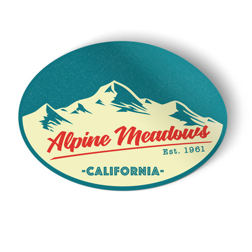 Alpine Meadows California Sticker