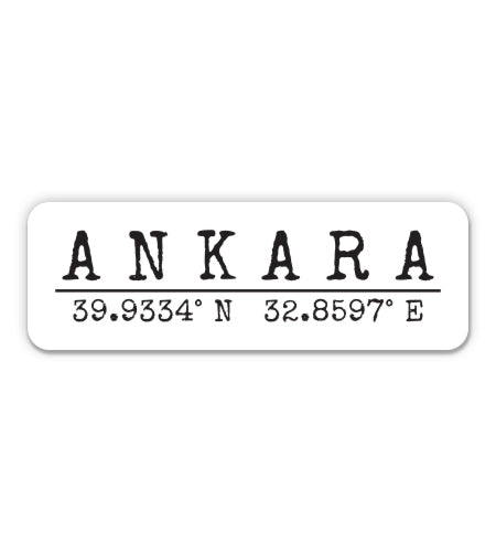 Ankara Turkey Sticker