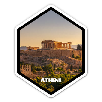 Athens Acropolis Sticker