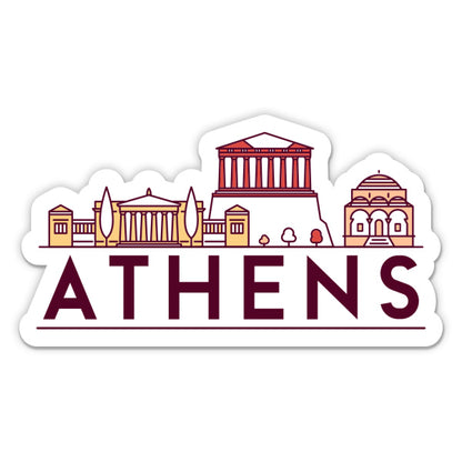 Athens Greece Sticker